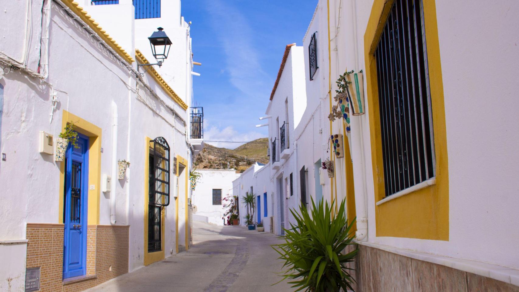 Una calle de Níjar.