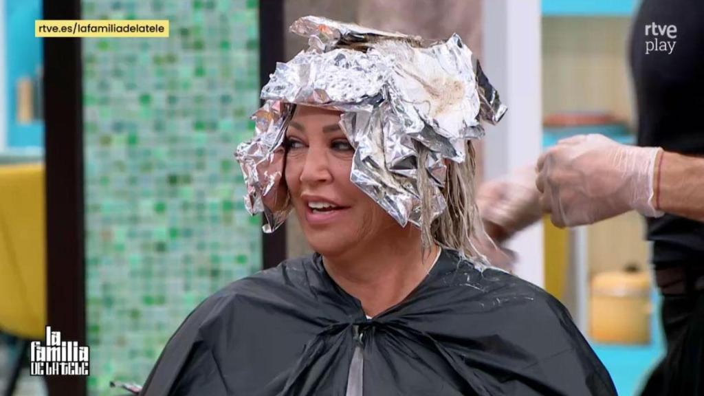 Belén Esteban en 'La familia de la tele'.