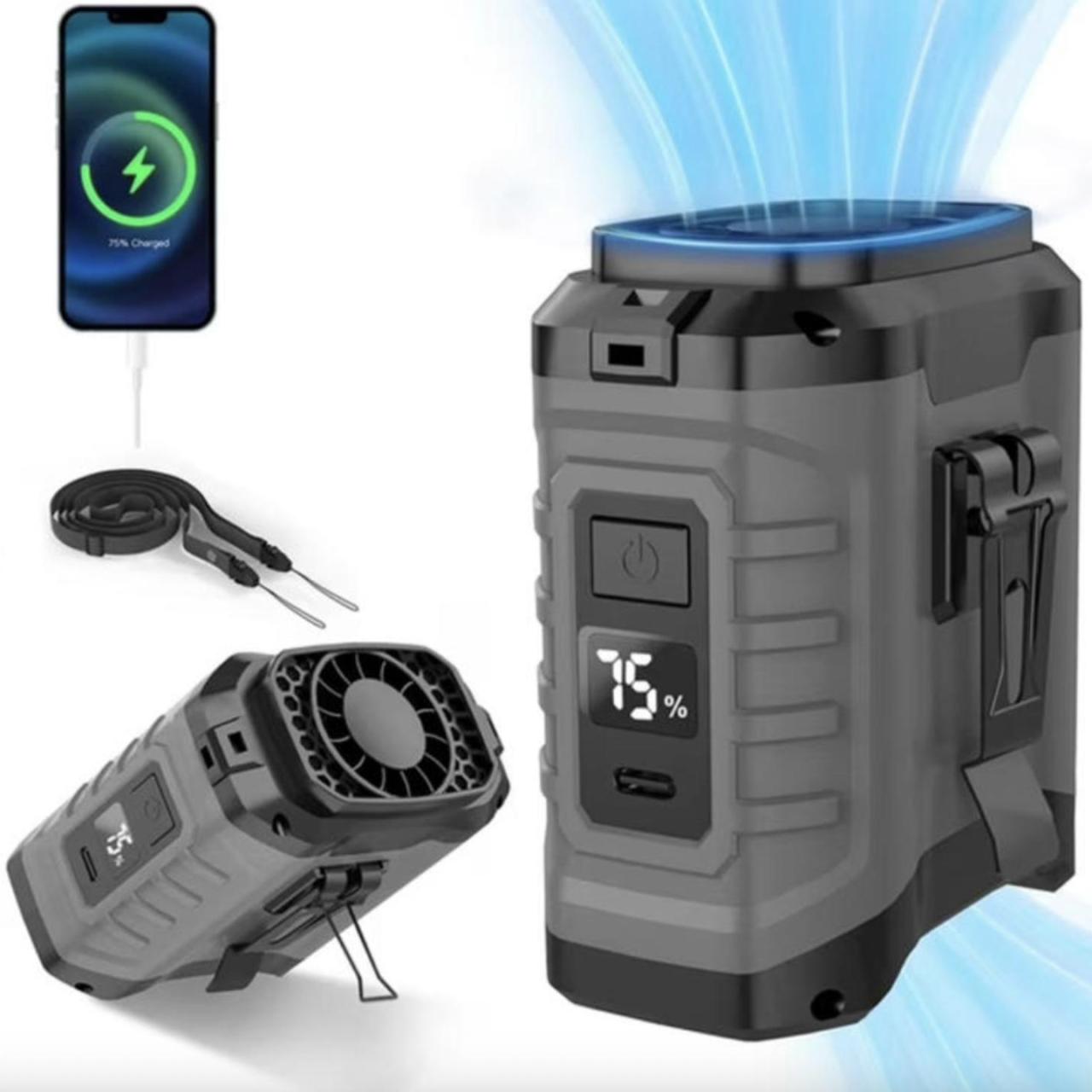 Este ventilador de cintura de Walmart cuenta con decenas de comentarios positivos.