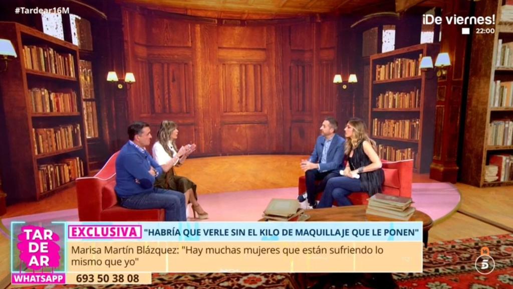 Antonio Montero, Marisa Martín Blázquez, Frank Blanco y Verónica Dulanto en 'Tardear'.