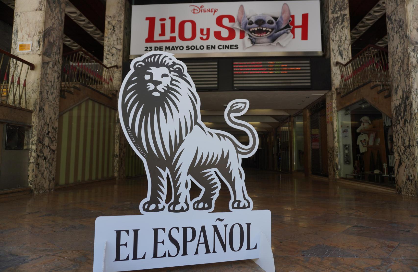 El león de EL ESPAÑOL, en los Cines Palafox.