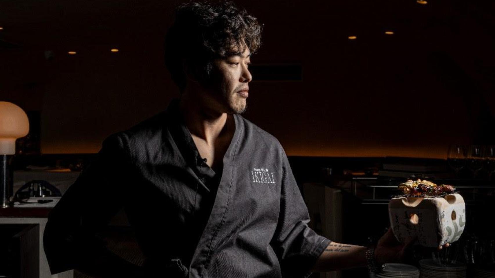 El chef Yong Wu Nagahira de Ikigai Velázquez.