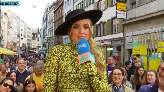 Marta Riesco en directo desde Basilea en 'La Familia de la Tele'.