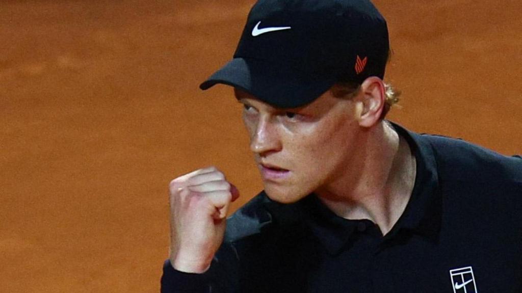 Sinner celebra un punto ante Tommy Paul.