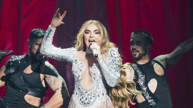 Melody, en uno de los pases en Eurovisión 2025.