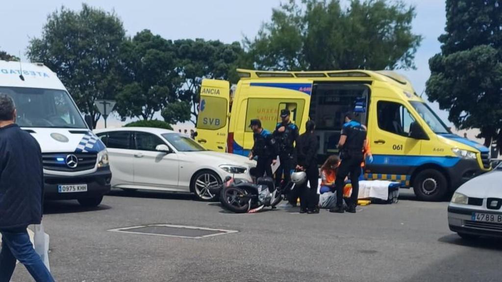 Accidente en Riazor.