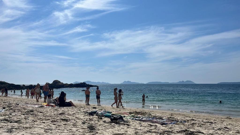 Una playa de Vigo