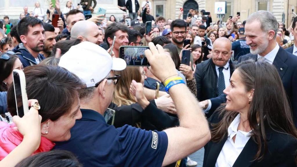 Felipe VI y Letizia en un acto público.