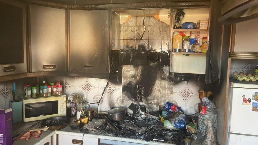 Así quedó la cocina