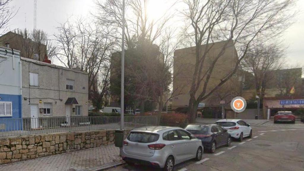 Calle de Gallur, situada en el distrito de Latina.