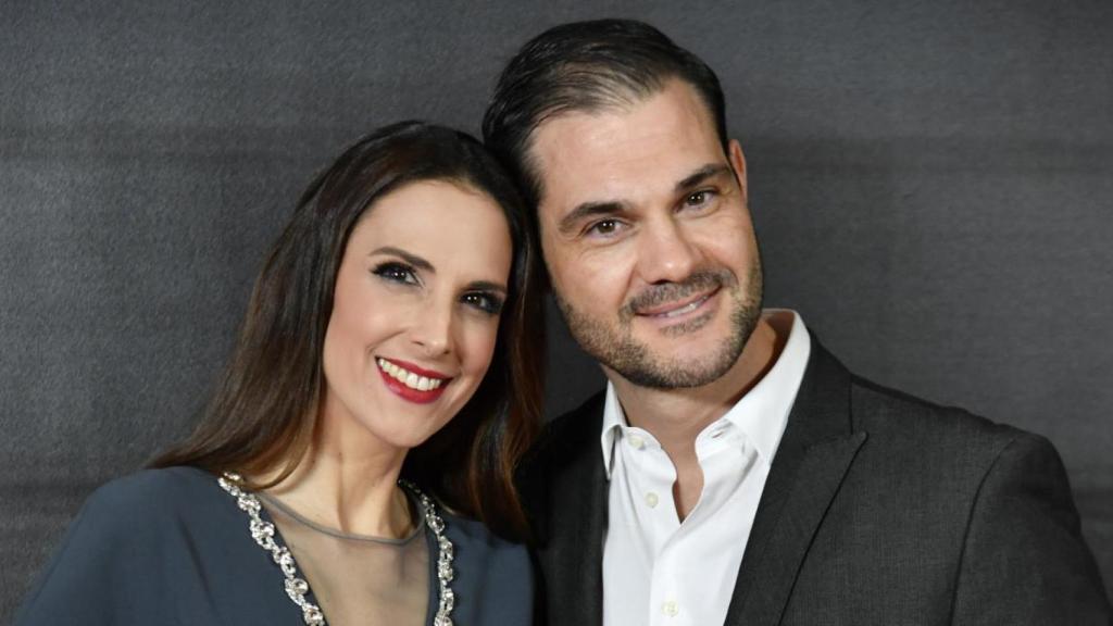 Nuria Fergó y Juan Pablo Lauro, en un unos premios en Almería en febrero de 2025.