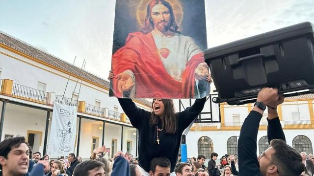 Jóvenes participando en un retiro Effetá en Málaga.