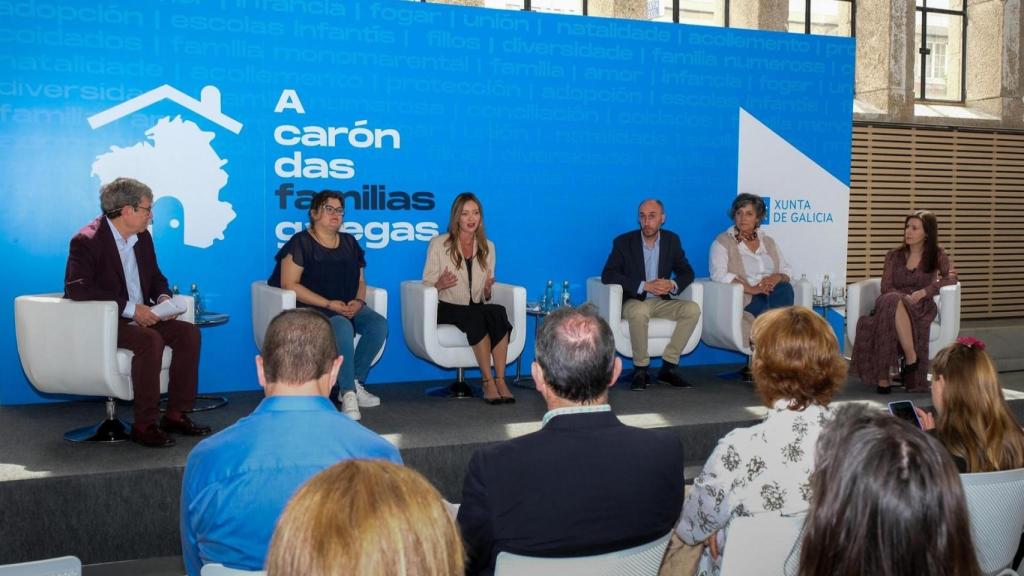 La conselleira de Política Social, Fabiola García, el acto institucional con motivo del Día Internacional de las Familias.