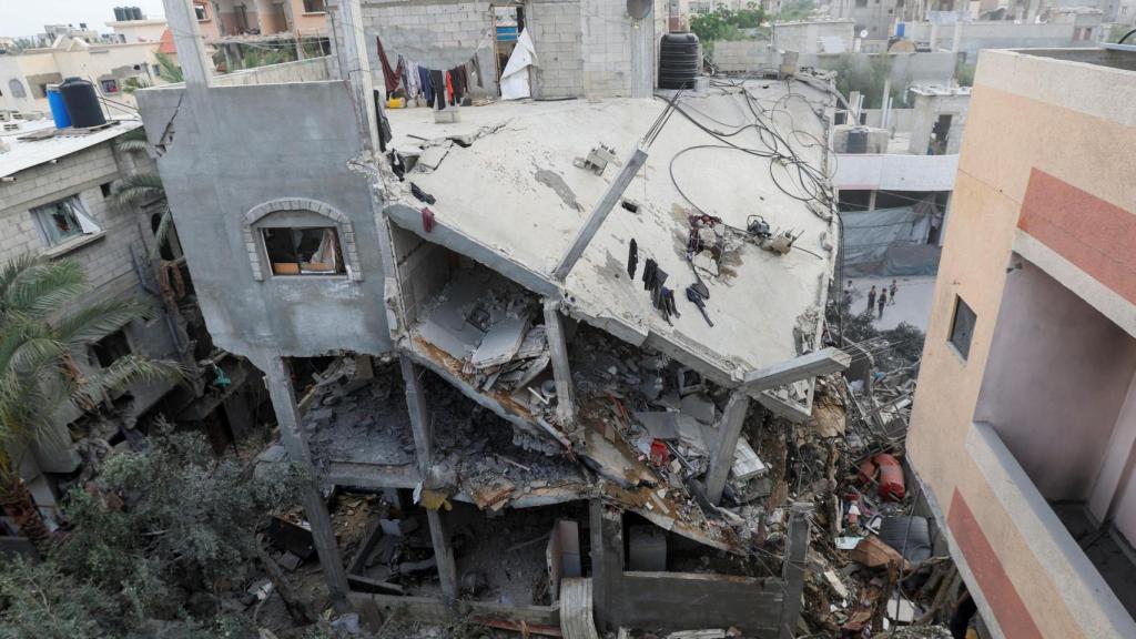 Escombros de los ataques israelíes en la Franja de Gaza.