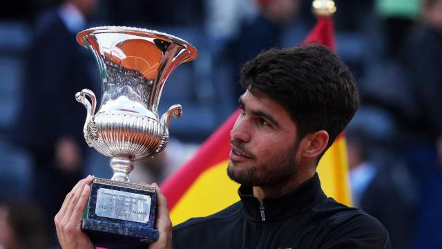 Alcaraz levanta el título del Masters 1000 de Roma.