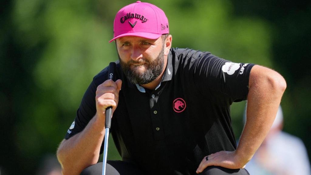 Jon Rahm, durante la última ronda del Campeonato de la PGA
