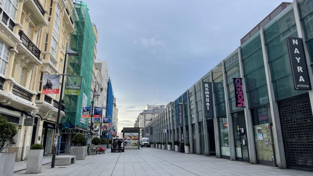 Cielo nublado en A Coruña.