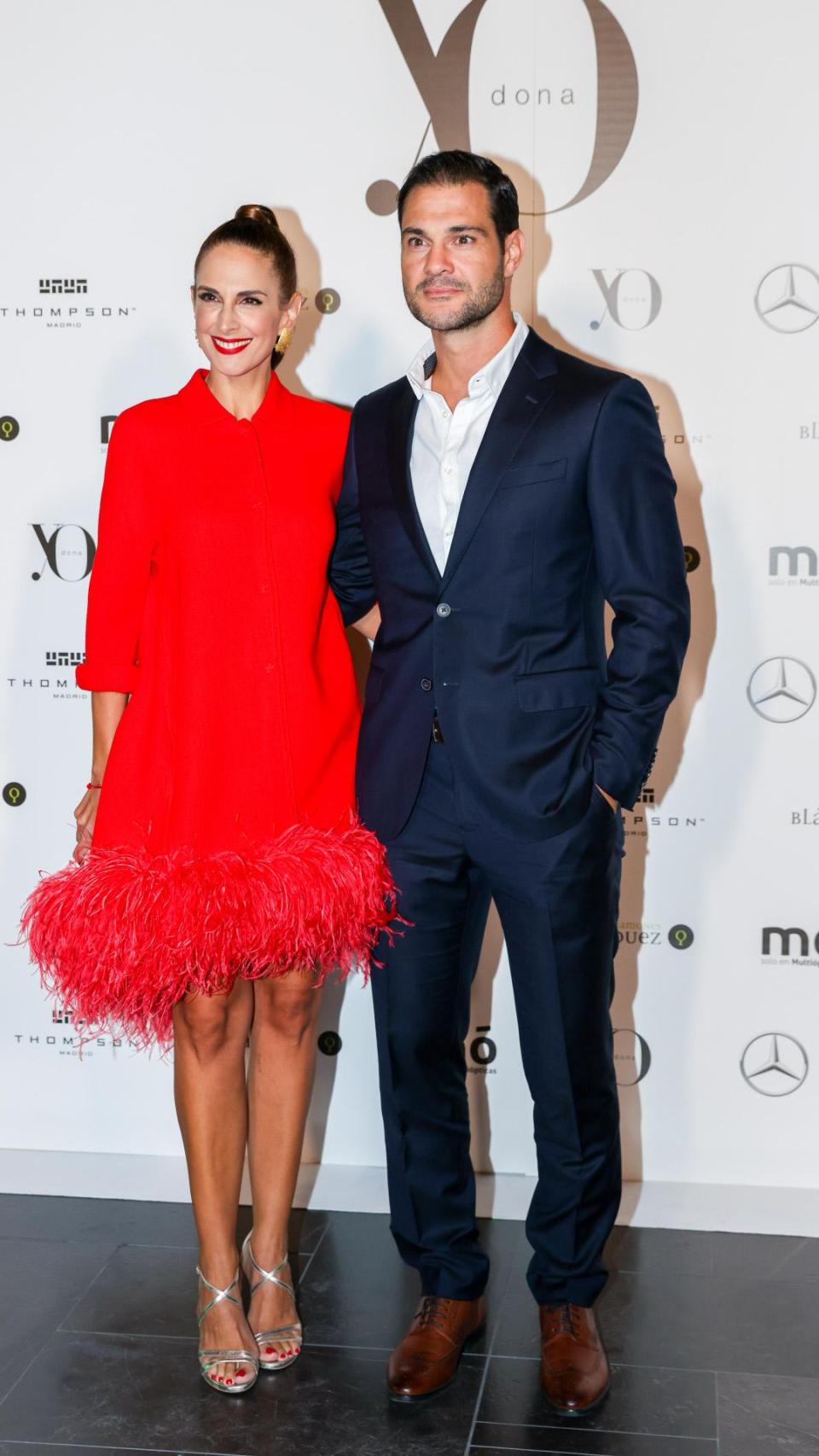 Nuria Fergó y Juan Pablo, en los Premios Yo Dona, en septiembre de 2022.