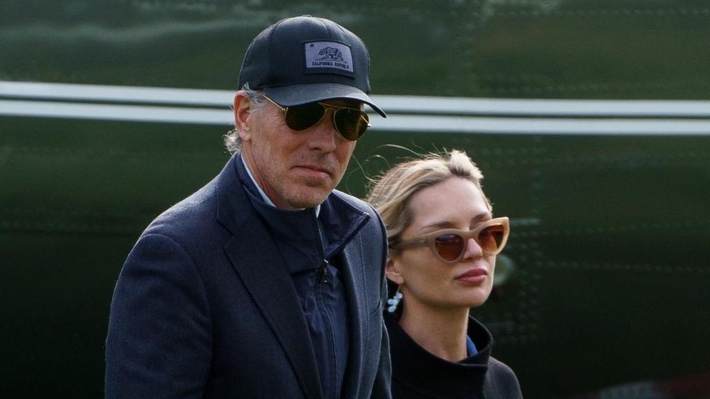 Hunter Biden y Melissa Cohen en enero de 2025.