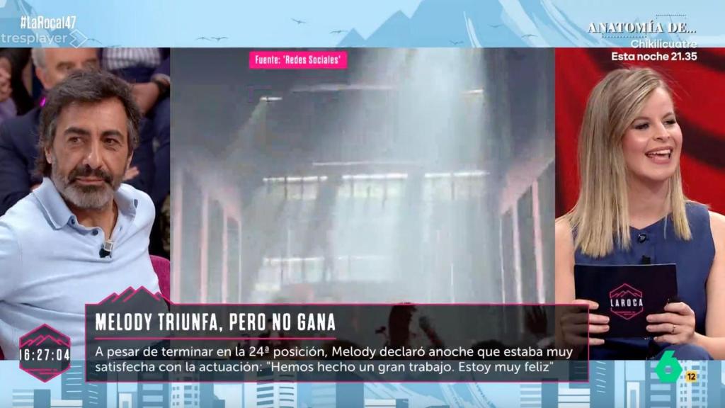 Juan del Val y Marta Critikian en 'La Roca'.