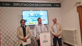 El vicepresidente primero de la Diputación de Zamora y diputado de Educación, Cultura y Turismo, Víctor López de Parte, en la presentación de las 'Jornadas formativas en Astroturismo: un nuevo horizonte para el turismo de naturaleza de Zamora'