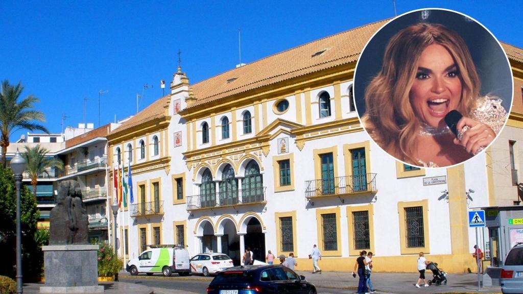 Fotomontaje de BLUPER con Melody y su localidad.