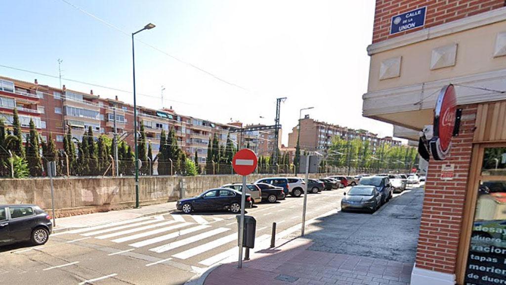 La calle Unión y el paso de la vía hasta conectar con Pelícano