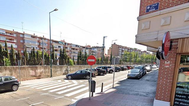 La calle Unión y el paso de la vía hasta conectar con Pelícano