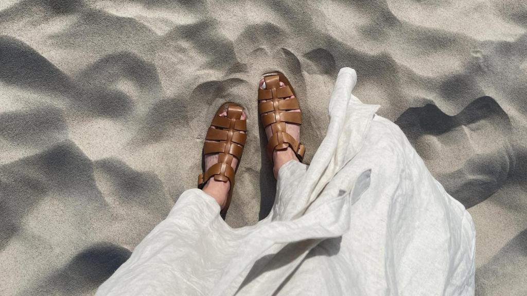 Sandalias en verano