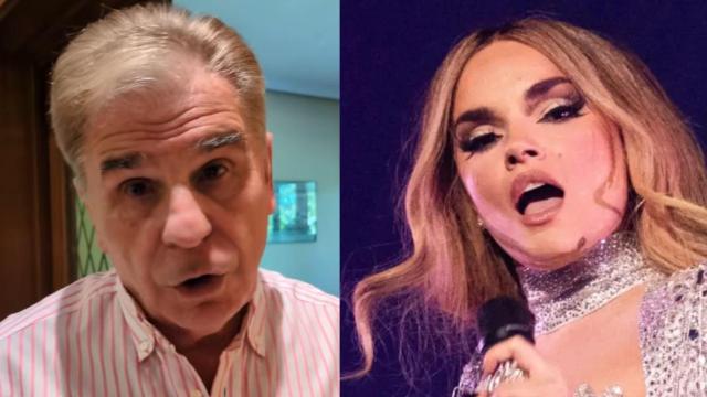 Pedro Ruiz y Melody, en un fotomontaje