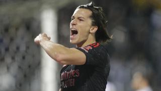 Álvaro Carreras, con el Benfica