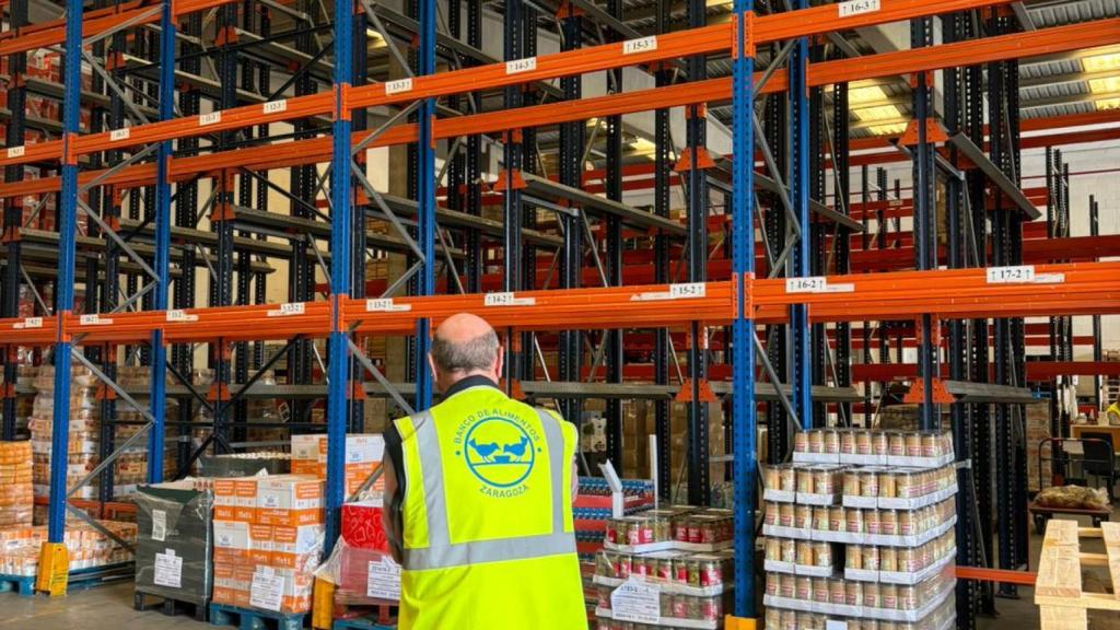 Estado actual del almacén del Banco de Alimentos de Zaragoza