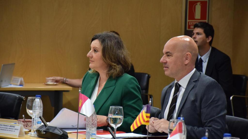 Patricia Franco en la reunión del Consejo Interterritorial de Internacionalización. Foto: JCCM.