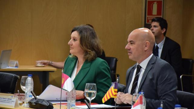 Patricia Franco en la reunión del Consejo Interterritorial de Internacionalización. Foto: JCCM.