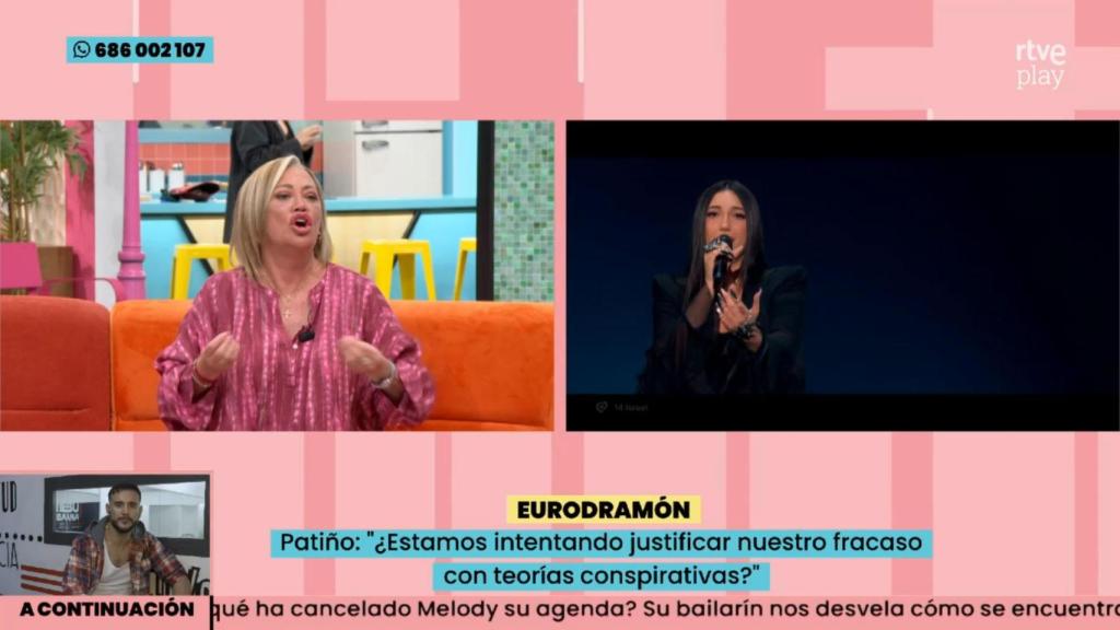 Belén Esteban en 'La familia de la tele'.