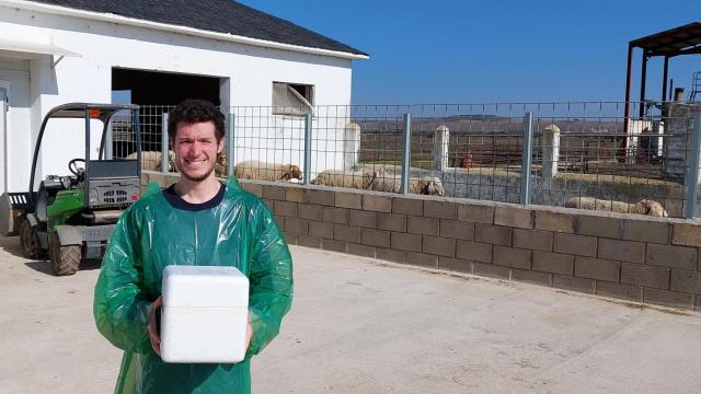 Giulio Galli en las instalaciones del IGM.