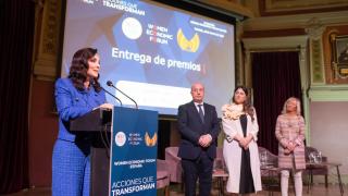 La vicepresidenta ejecutiva de EL ESPAÑOL y editora de Magas y ENCLAVE ODS, en su discurso durante la cita.