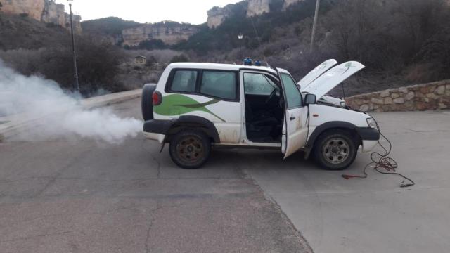 Vehículo de los Agentes Medioambientales de Castilla-La Mancha.
