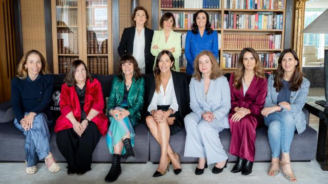 Foto de familia durante la deliberación.