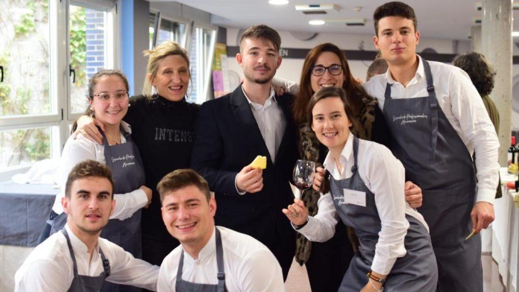 Alumnos del Grado Superior en Dirección de Cocina de la Escuela Alcazarén