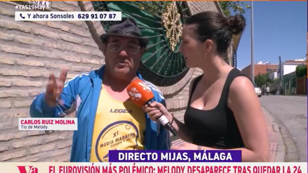 El tío de Melody en 'Y ahora Sonsoles'.