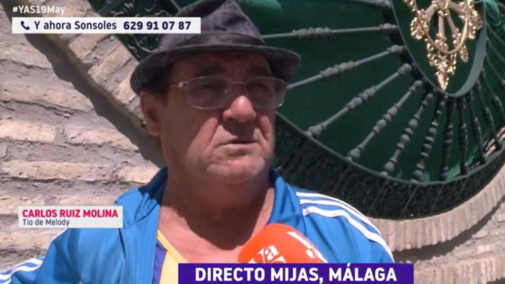 Carlos Ruiz, tío de Melody, en 'Y ahora Sonsoles'.