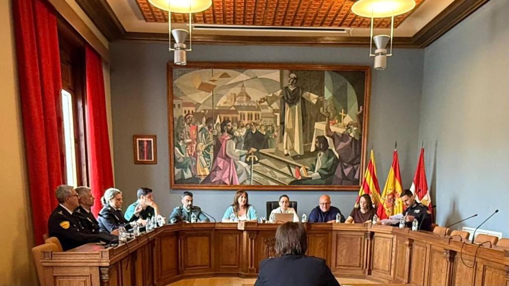 Celebración de la Junta de Seguridad de Caspe