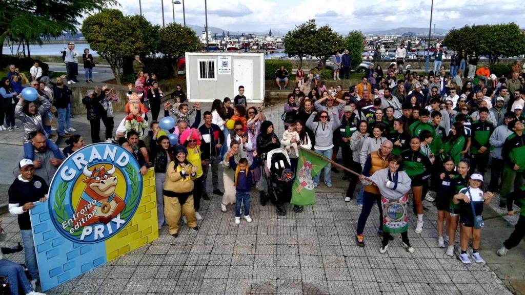 Comparsa del Grand Prix en A Pobra.