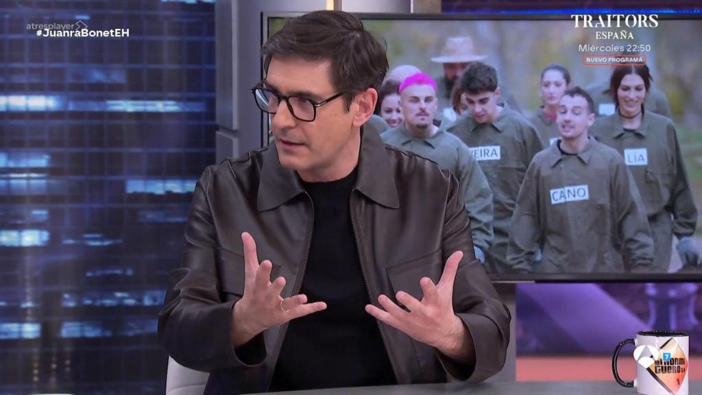 Juanra Bonet en 'El Hormiguero'.