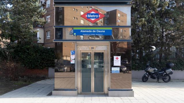 Estación de Metro de Madrid de Alameda de Osuna de la Línea 5.