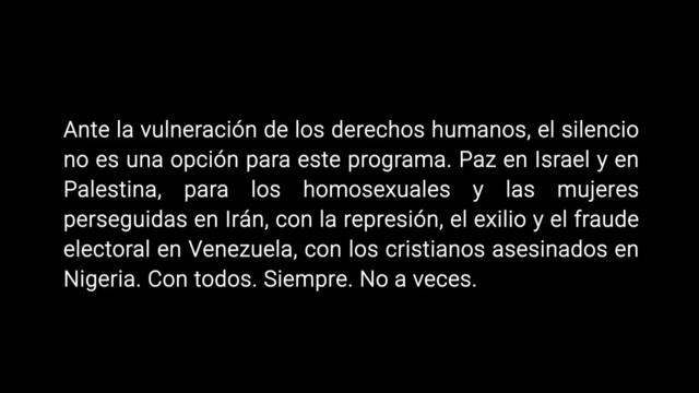 El mensaje de Telemadrid en respuesta al de Televisión Española en Eurovisión.