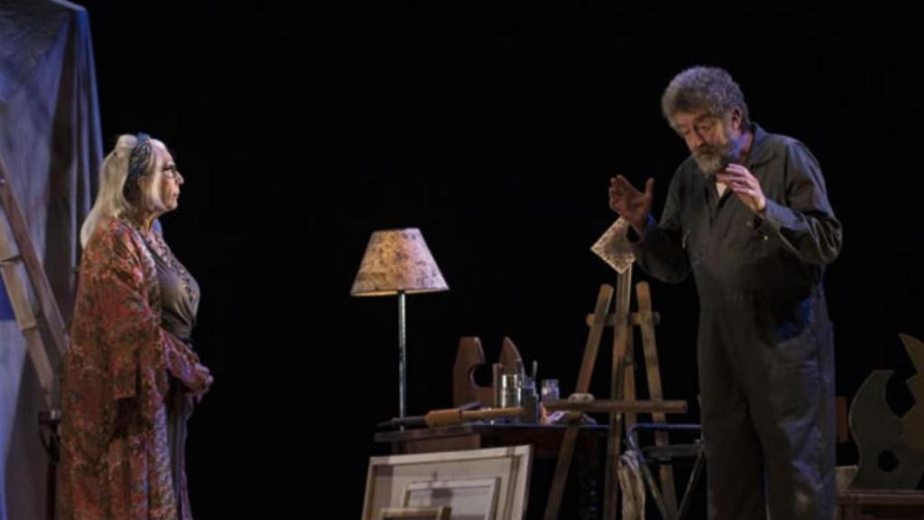 Uno de los momentos de la representación de 'Gloria Nacional'.