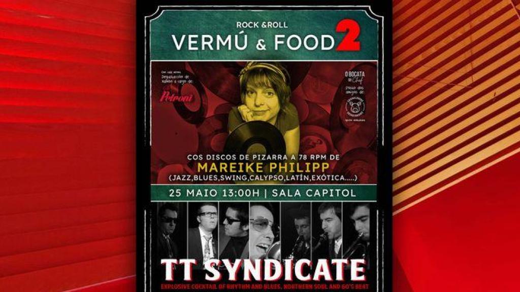 Cartel del evento Vermú & Food Capitol Nº2.