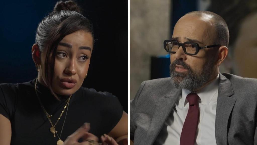 Marina Rivers y Risto Mejide, en un fotomontaje de BLUPER.